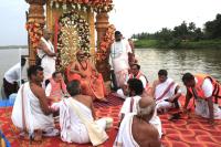 Guru Pujana and Ganga Aarati by HH Swamiji; Simollanghana (6 Sep 2025)